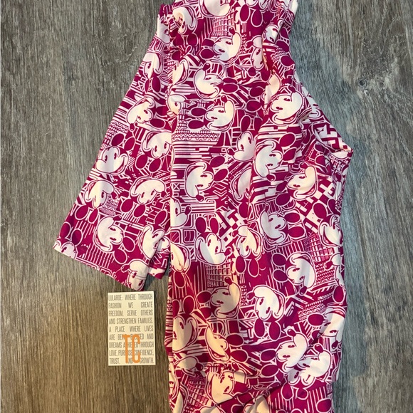Lularoe Disney collection tc leggings new with tag Mickey Mouse - Picture 1 of 1